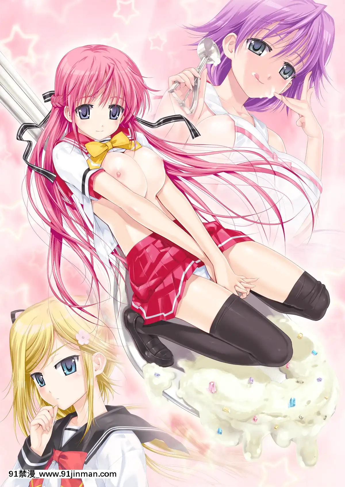 彼女×彼女×彼女ドキドキフルスロットル![飛機杯 h漫]