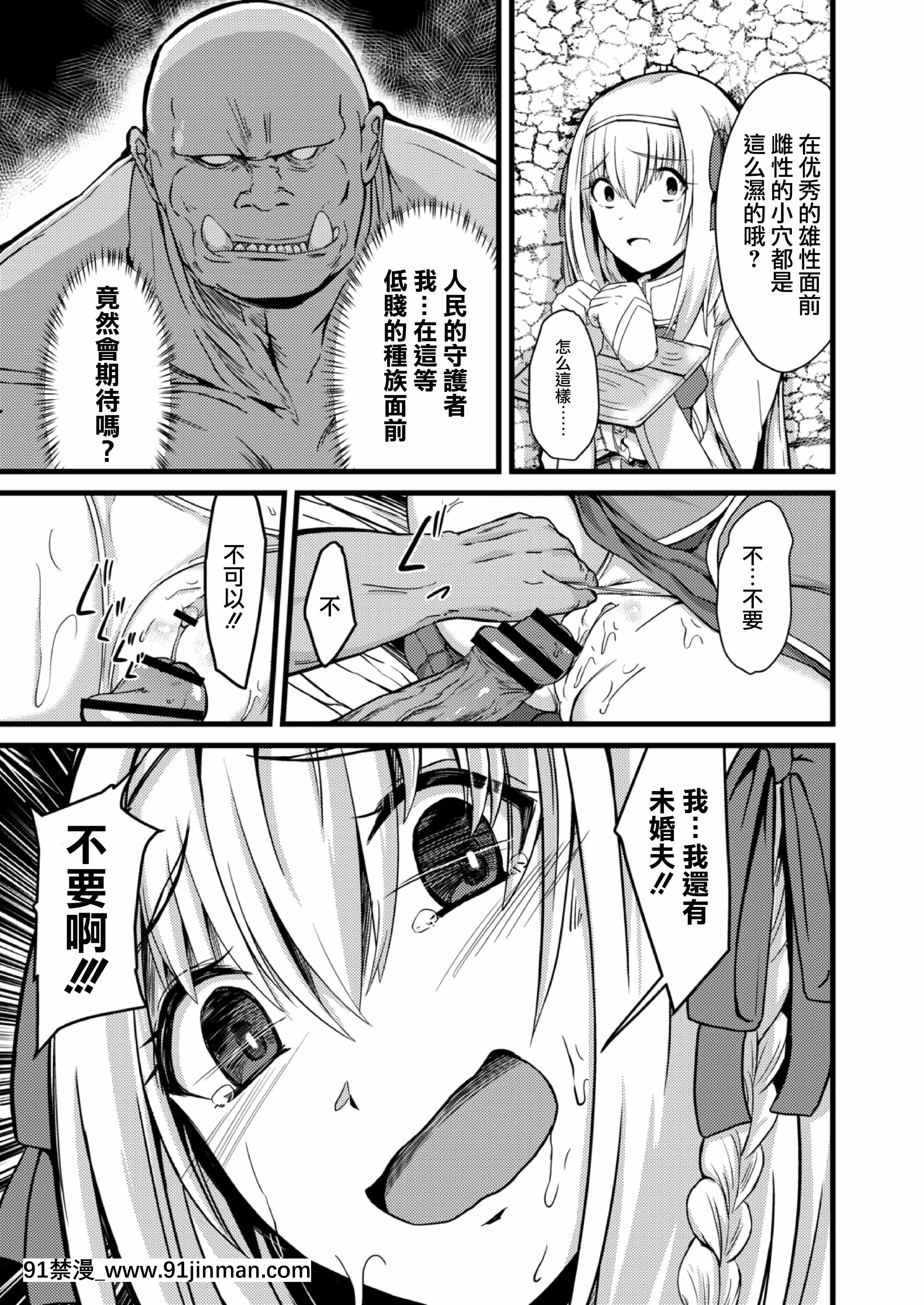 [けーき]NTRファンタズム1敗北姫騎士と巨根オーク[紫苑x這很惡墮漢化組][ls45-18h pdf]