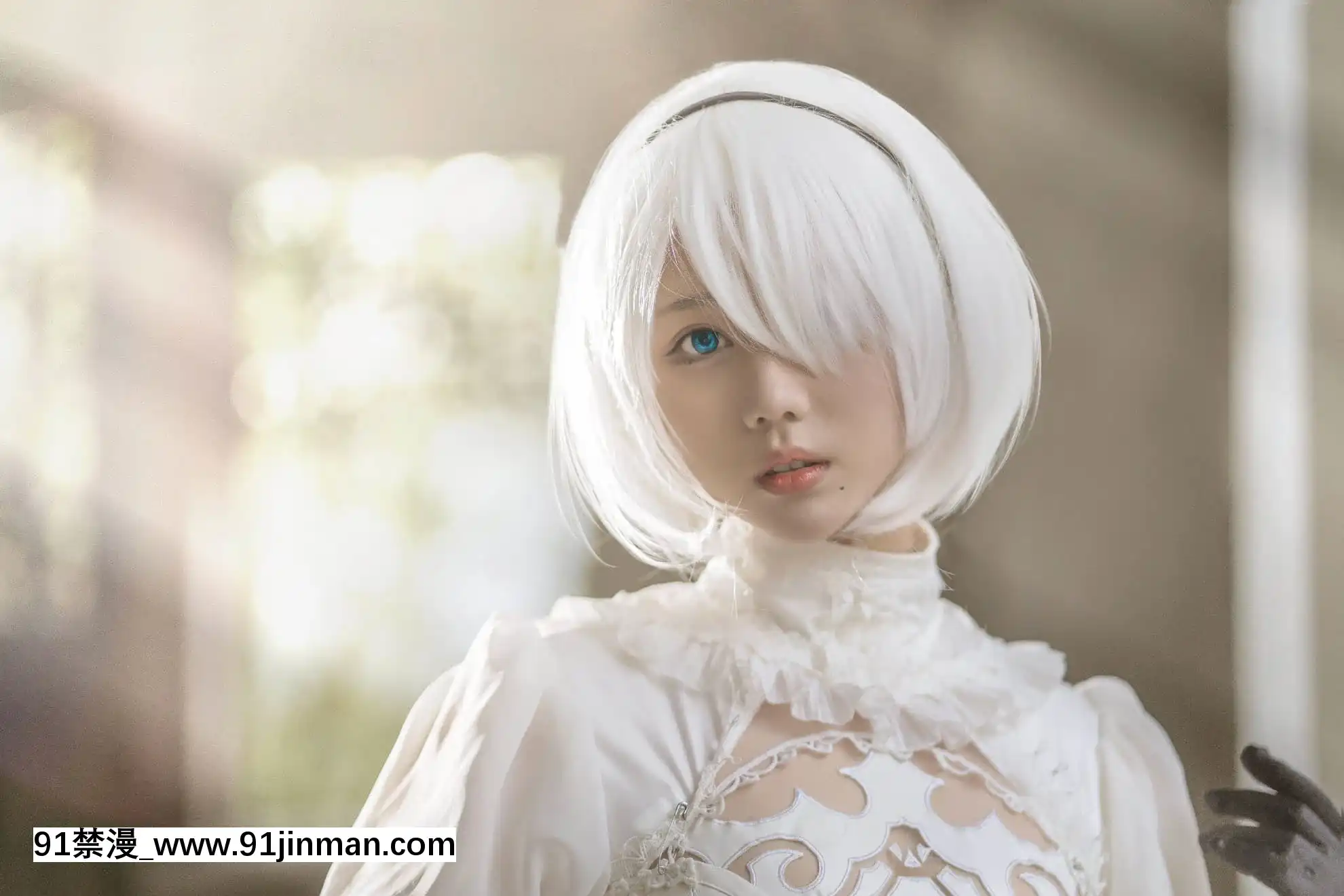 Kagami鏡醬-2B白色婚紗[出包王女 h漫]