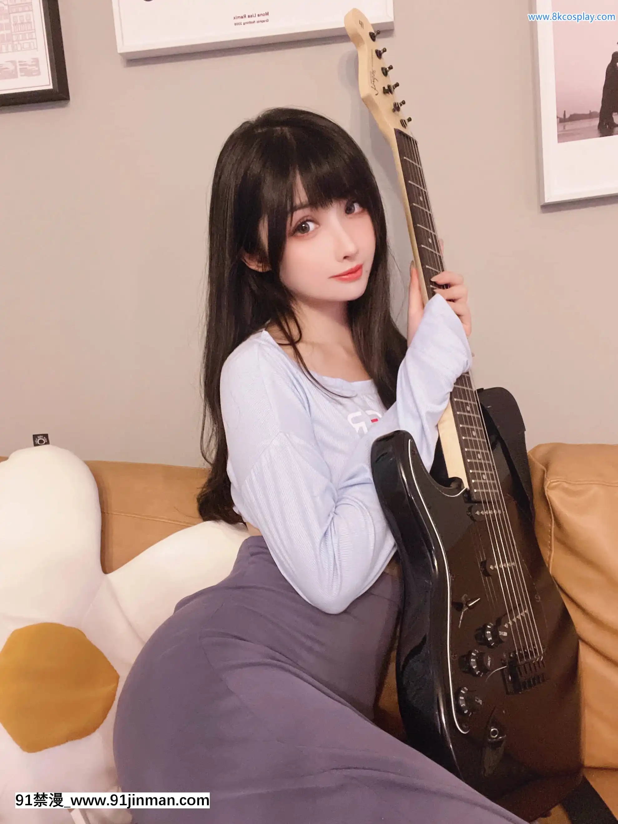 Rioko mát mẻ guitar em gái【vanellope von schweetz hentai】