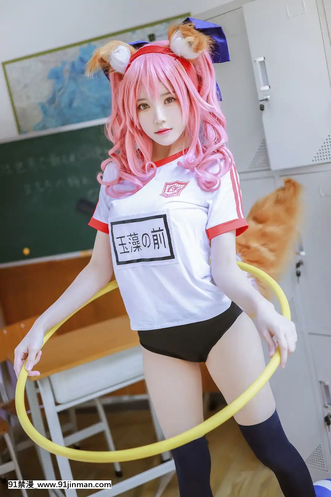 Quần áo thể dục dụng cụ Sakura Peach Meow Tamamo[truyện tranh cổ tích việt nam ngắn]