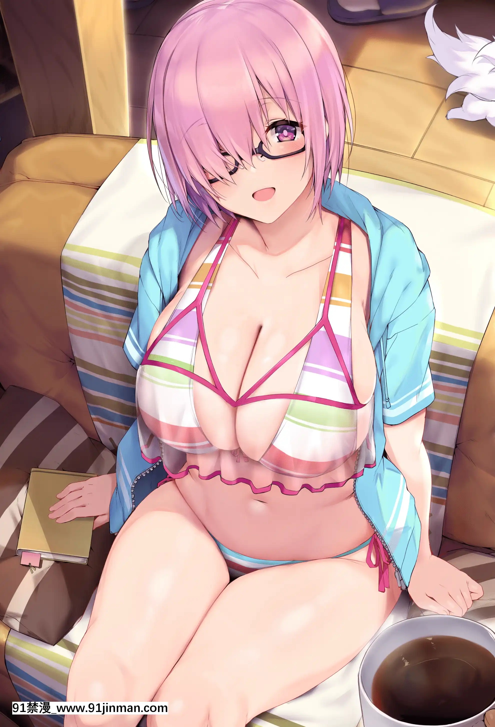 [Blue_Gk]水着マシュ見抜きシチュぶっかけ(Fate-GrandOrder)[中國翻訳][nas1160 3 18h]