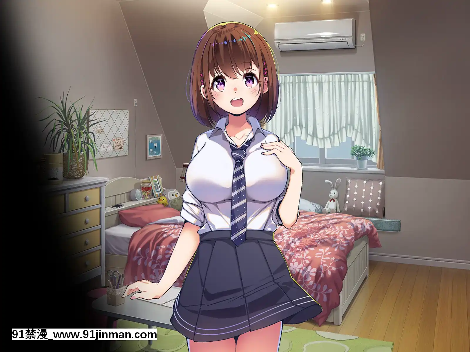 [やればできる娘。]巨乳の柳田さんにオネガイするとヤれるらしい-[卡芬妮 h漫]