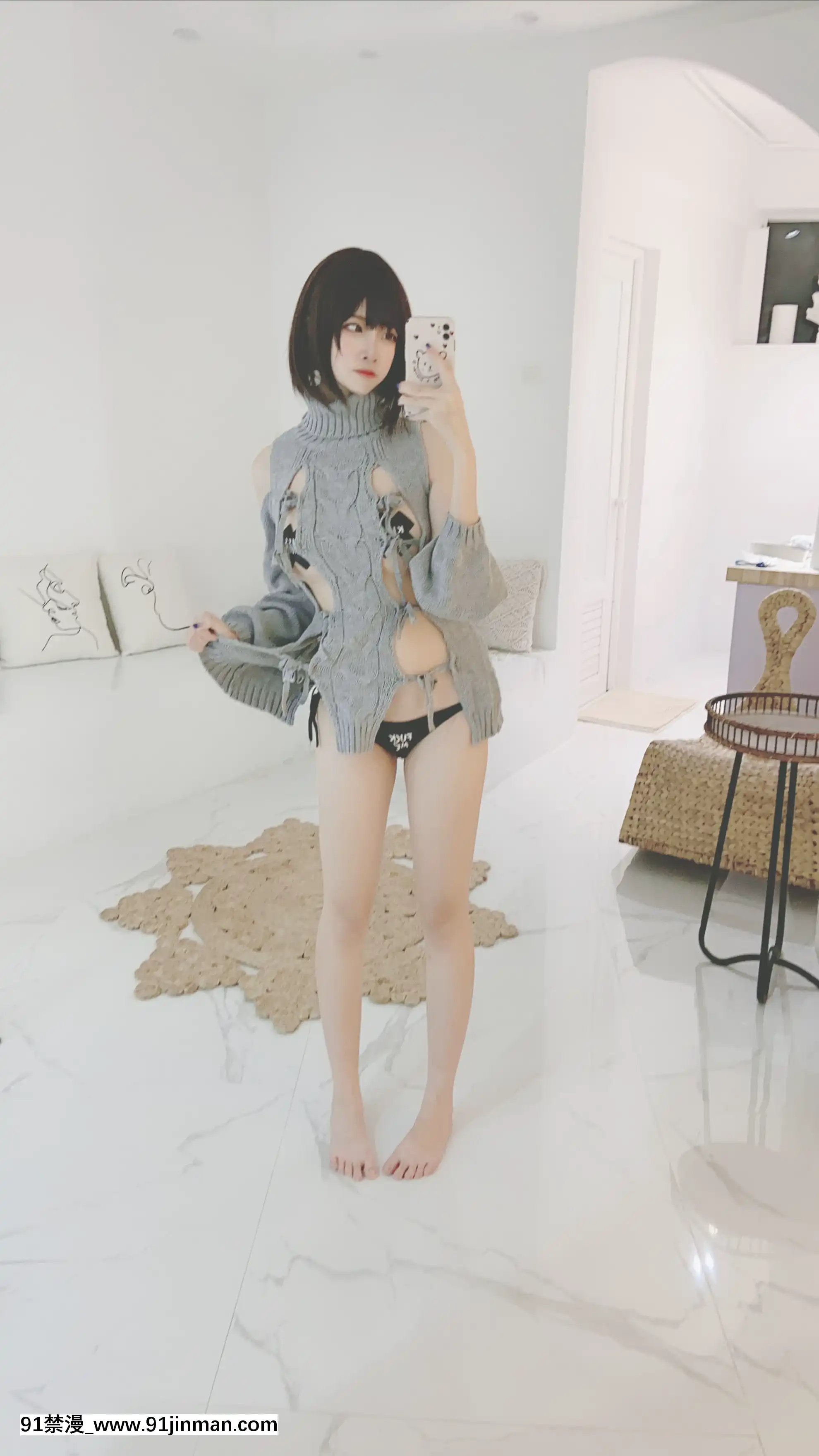 [二佐nisa]洞洞毛衣[18h.mm-cg.com 葛籠くずかご]