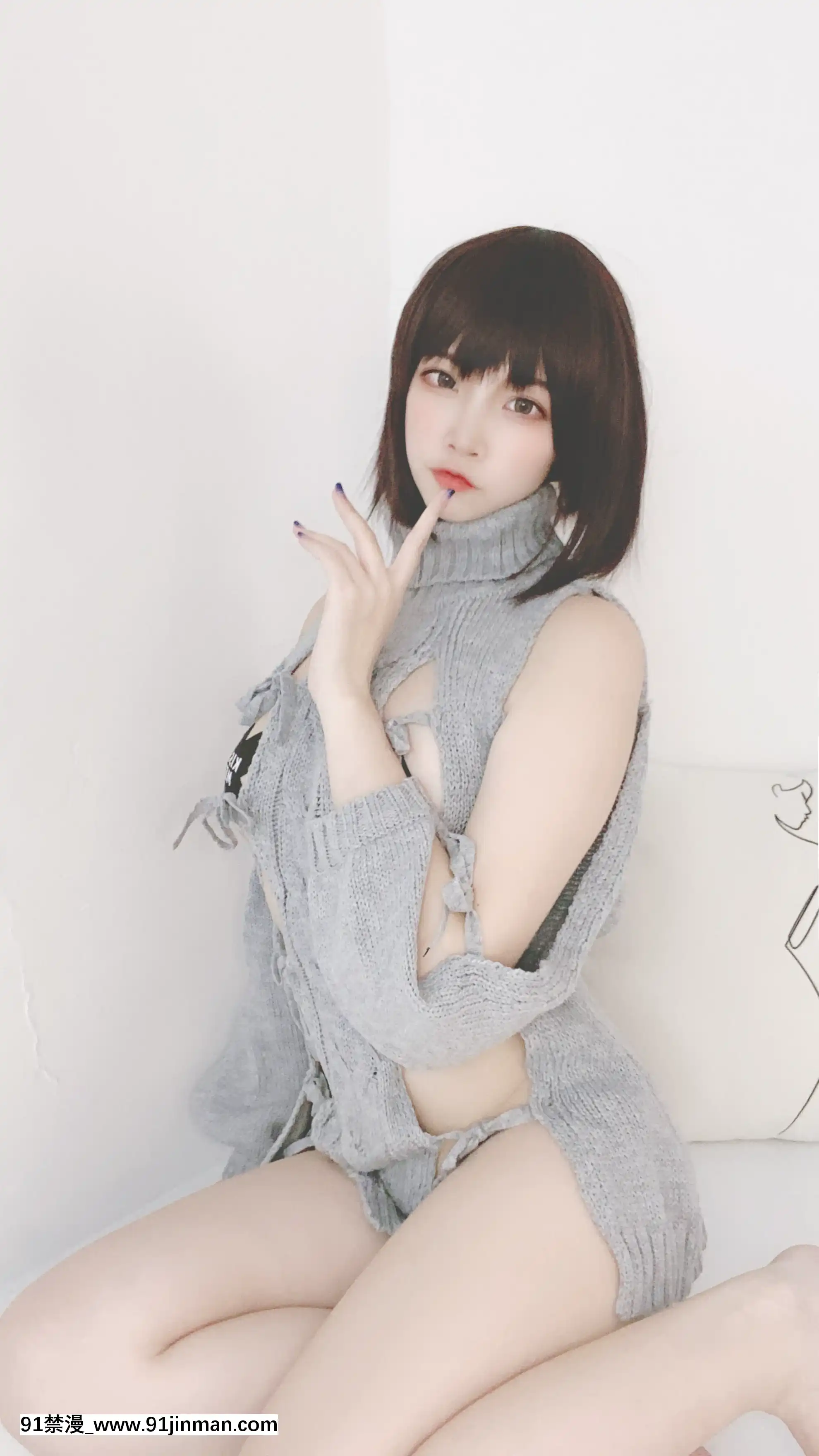 [二佐nisa]洞洞毛衣[18h.mm-cg.com 葛籠くずかご]