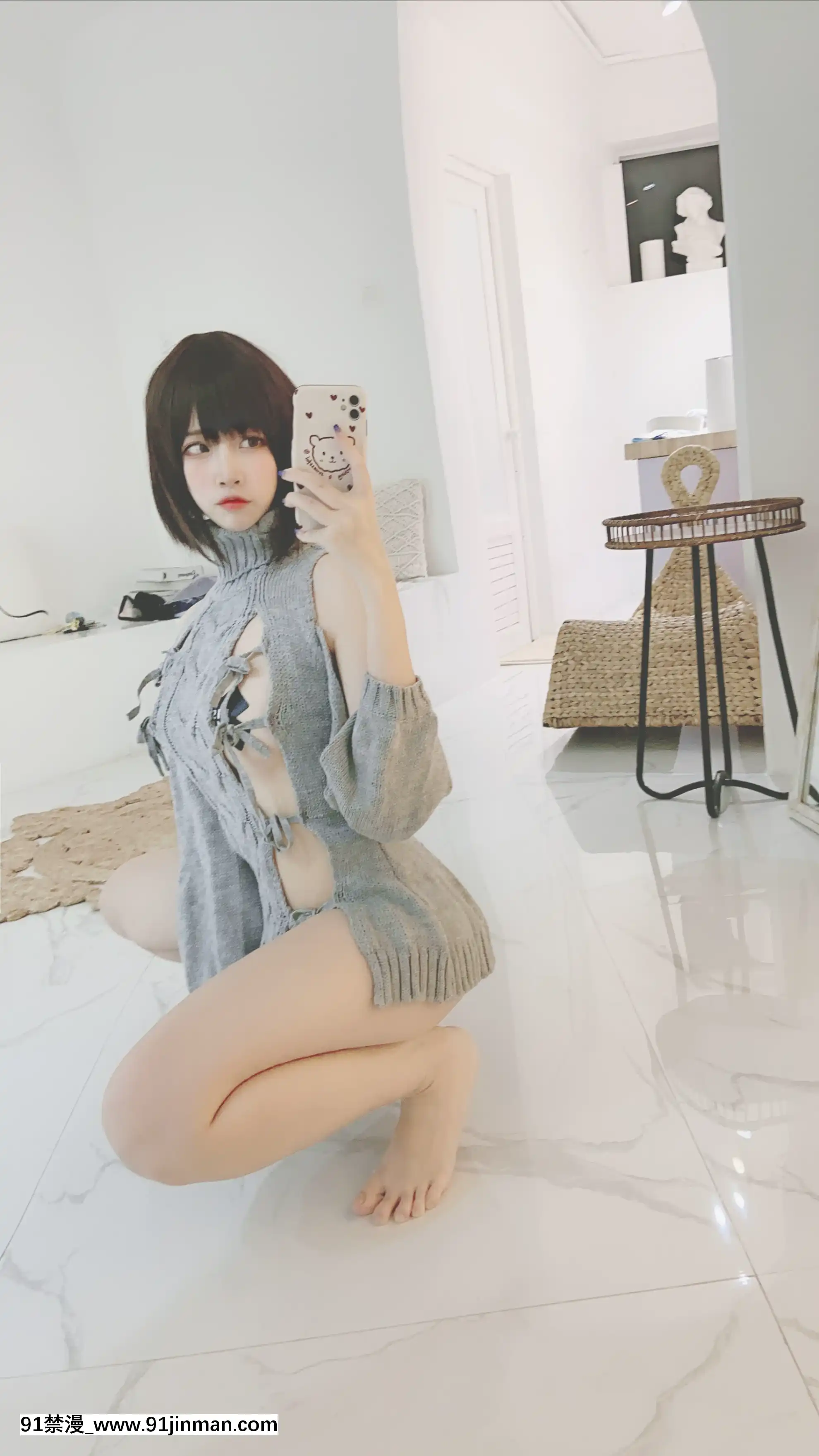 [二佐nisa]洞洞毛衣[18h.mm-cg.com 葛籠くずかご]