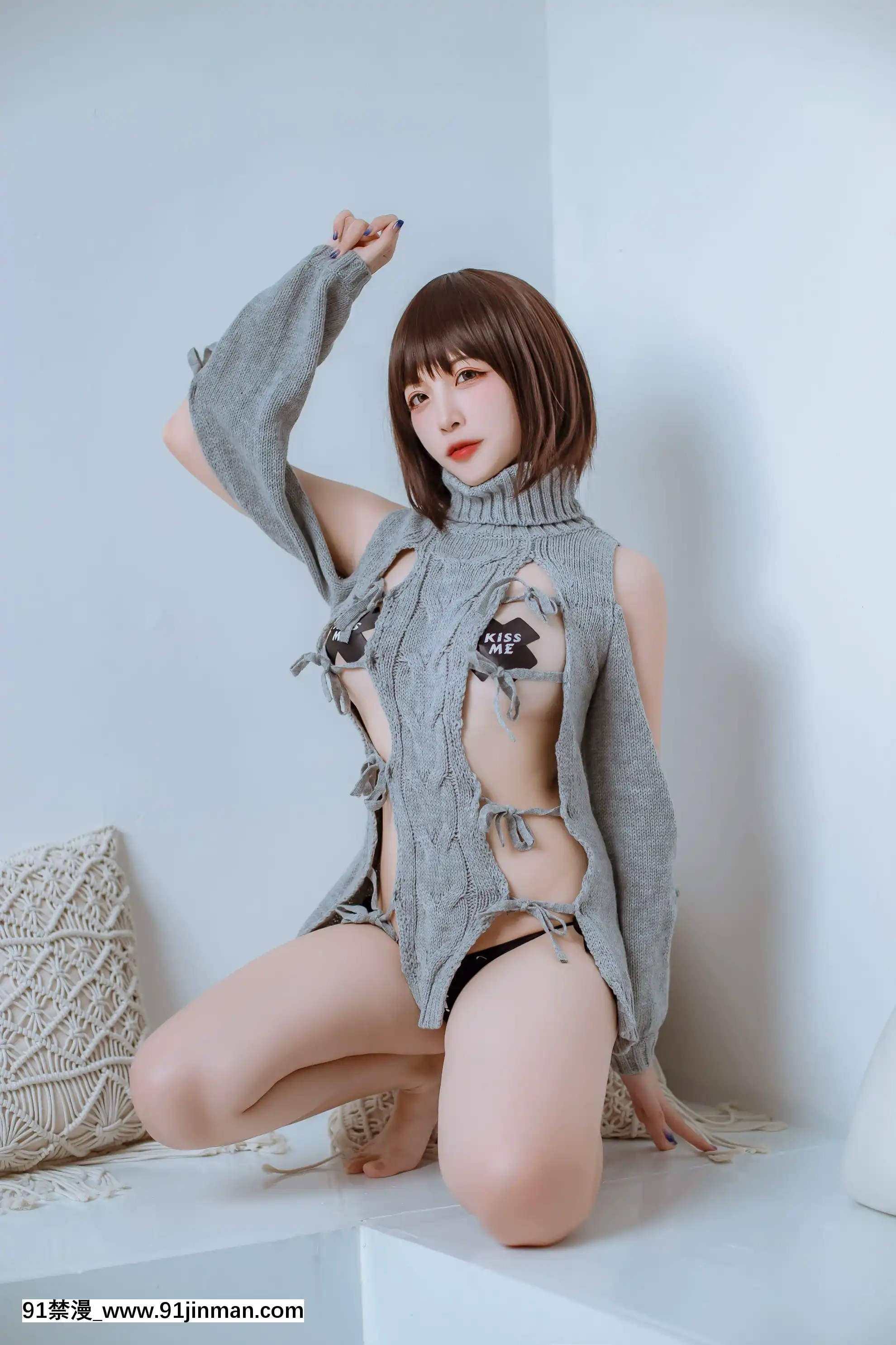 [二佐nisa]洞洞毛衣[18h.mm-cg.com 葛籠くずかご]