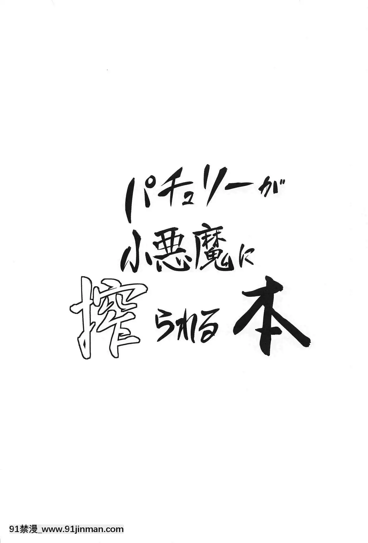 [WTM直接漢化](AC2)[ぼちぼちの木(ぼるしち)]パチュリーが小悪魔に搾られる本(東方Project)[ひめはち 18h]
