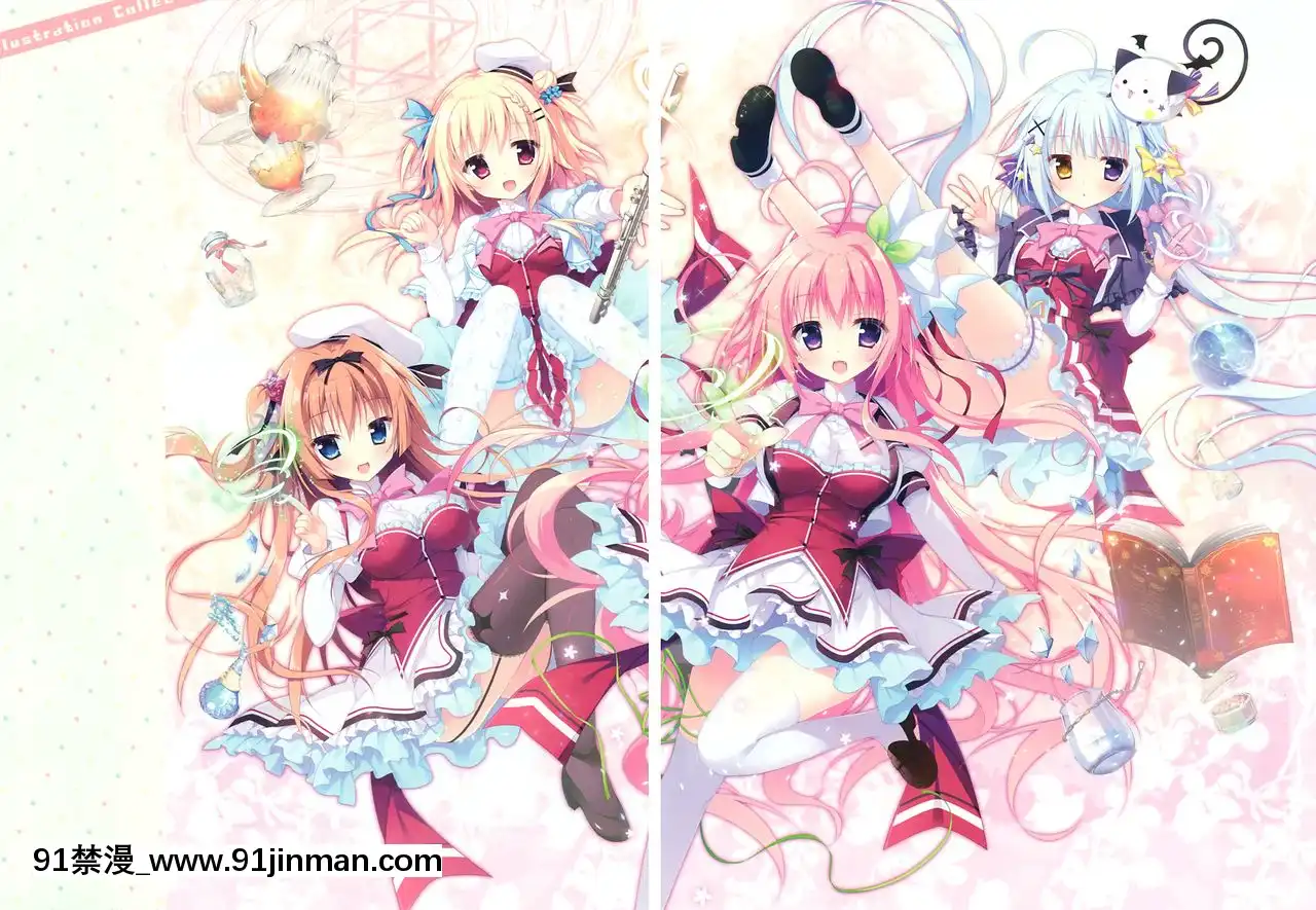 [希月學園漢化組][白もち桜]戀するココロと魔法のコトバOFFICIALARTBOOK[尿 h漫]