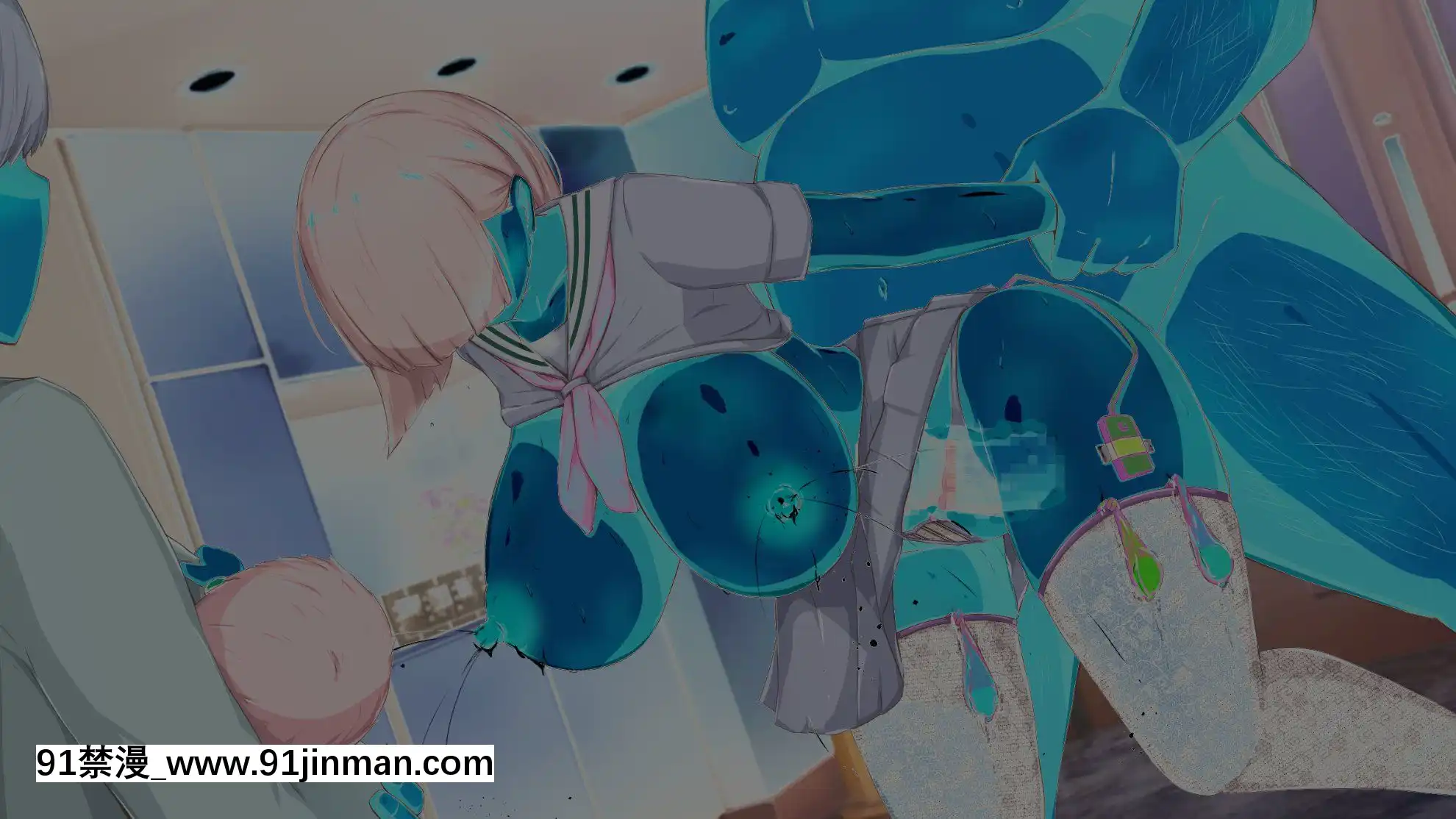 [もぷもぷ]催眠おじさんに種付けメス便器クラスを新設されてしまった學校[gl h漫]