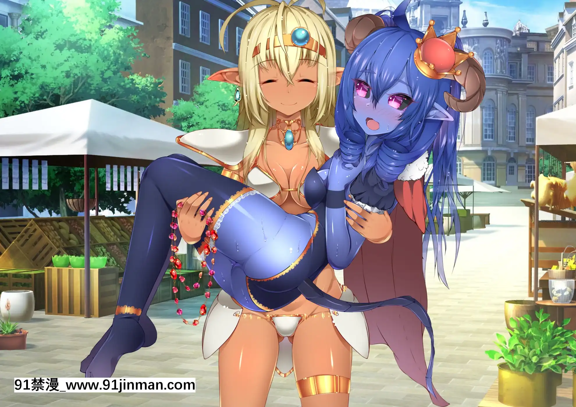 [朝風の雫(朝風あびす)]中二病で承認不足のふたなりダークエルフ魔剣士ちゃんがベロベロに甘やかされちゃうお話[bronzer a 18h]