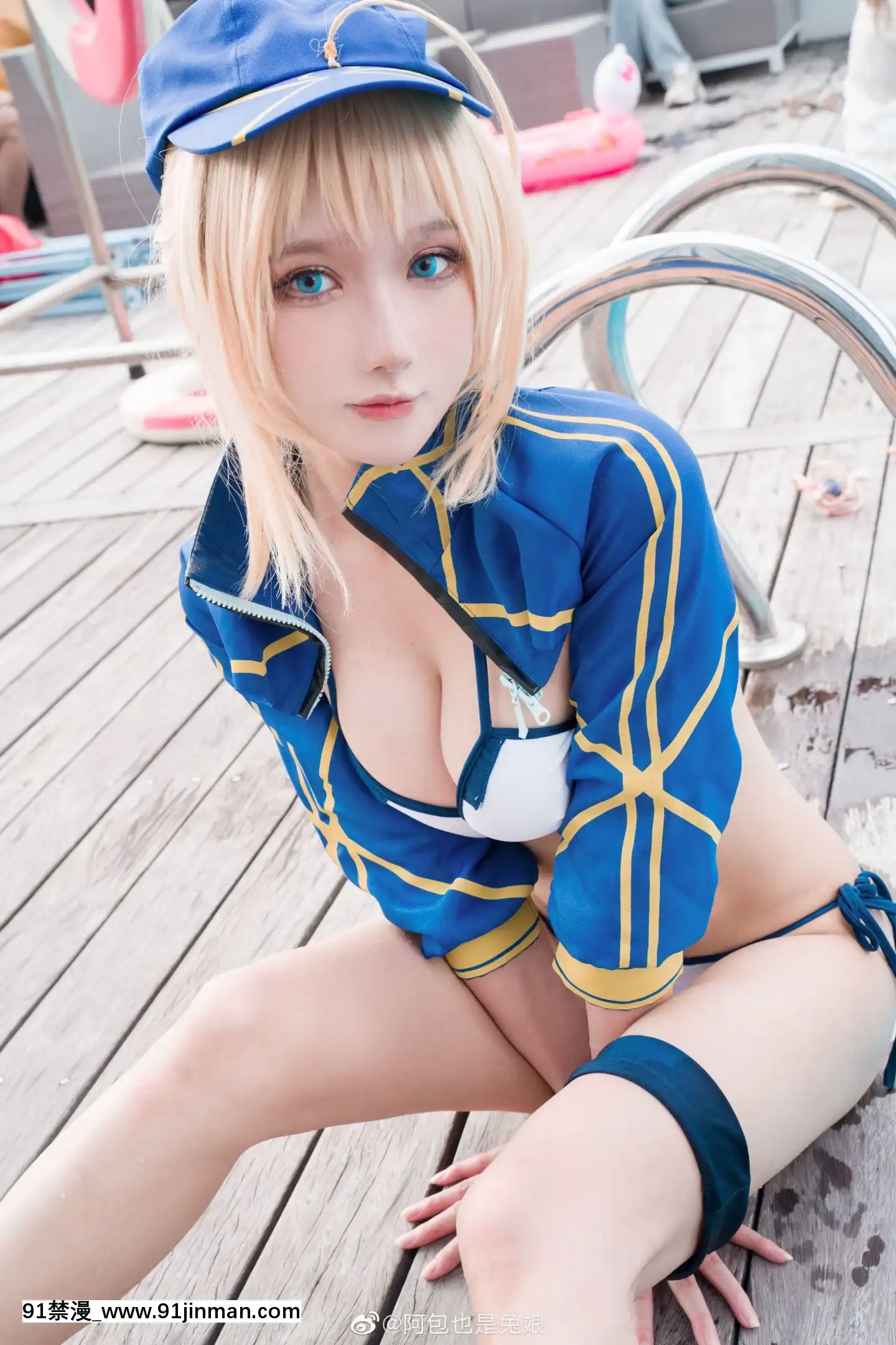 [阿包也是兔娘]謎之女主角X[柯南 h漫畫]