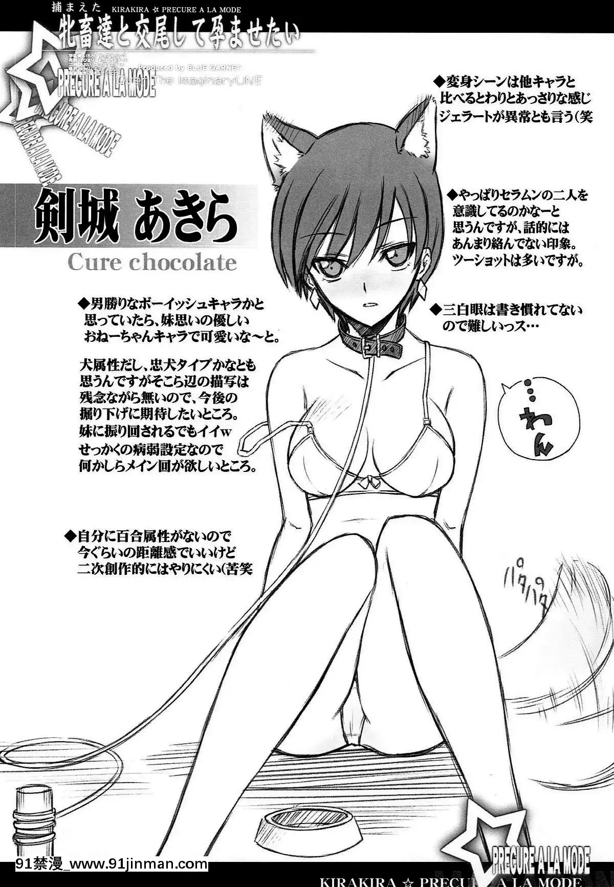 [不咕鳥漢化組](C92)[BLUEGARNET(芹沢克己)]捕まえた牝畜達と交尾して孕ませたい(キラキラ☆プリキュアアラモード)[性奴 h漫]