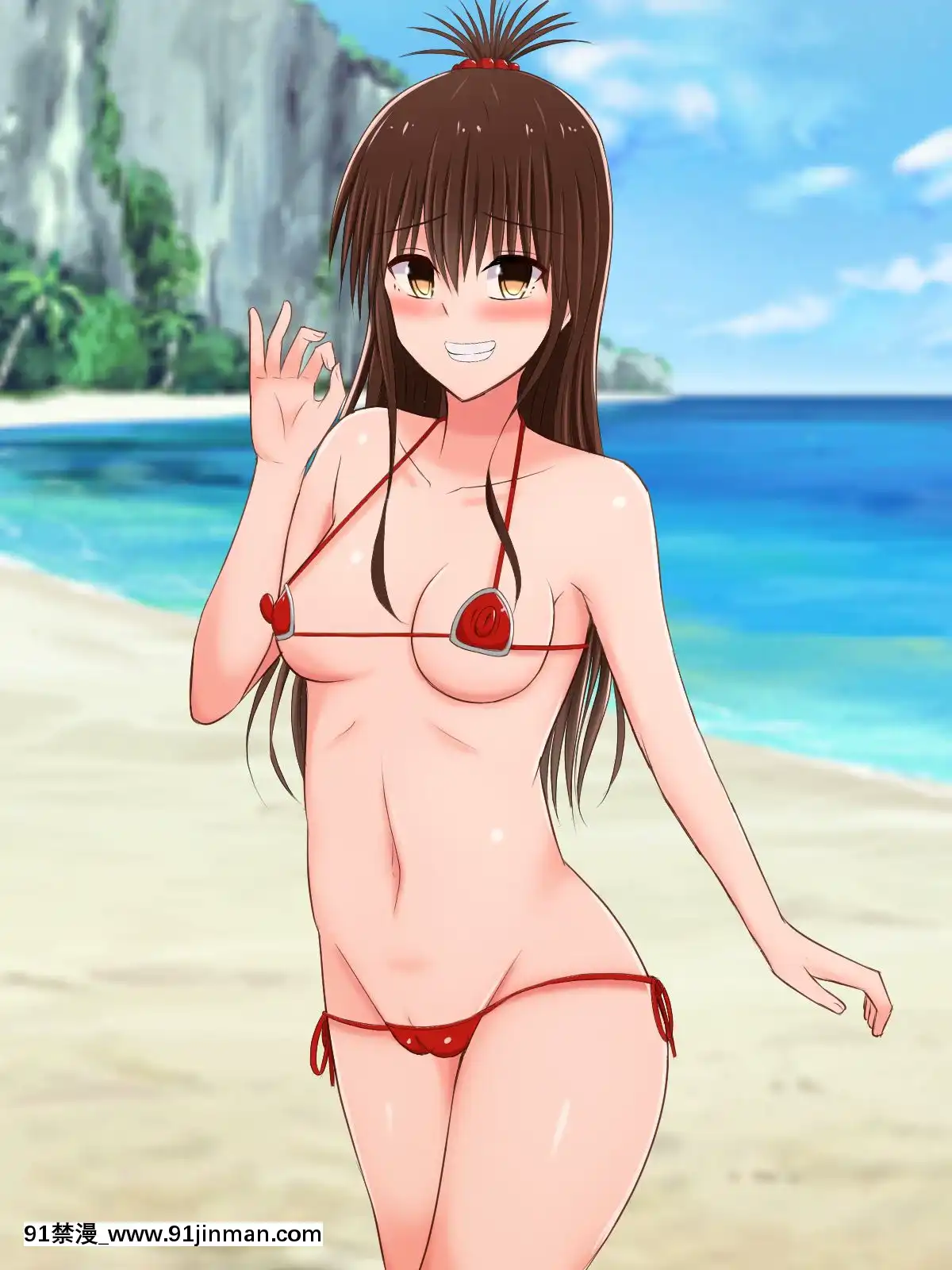 [さざめき通り(さざめき)]オタクをなめてる美柑ちゃんが、おじさんと海辺のシコシコ旅行に行く話[mp-18h rifle]