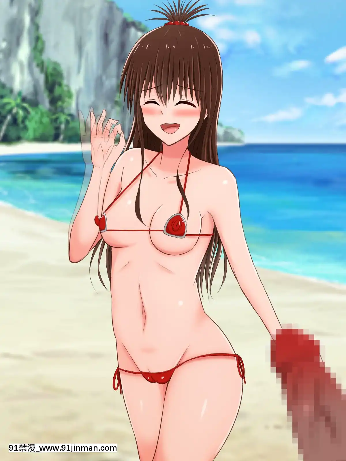[さざめき通り(さざめき)]オタクをなめてる美柑ちゃんが、おじさんと海辺のシコシコ旅行に行く話[mp-18h rifle]