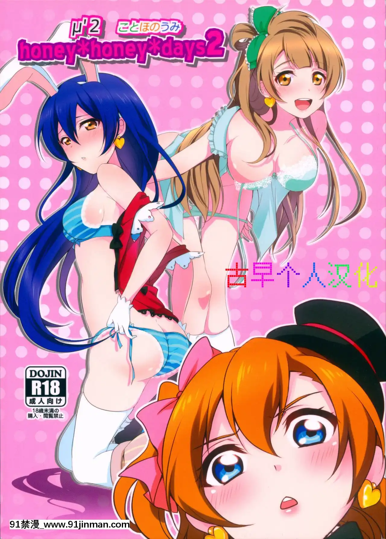 [古早個人漢化](C90)[梟の郵便屋さん(上戸ルリ)]honey＊honey＊days2(ラブライブ!)[programme tele apres midi de 14h a 18h]