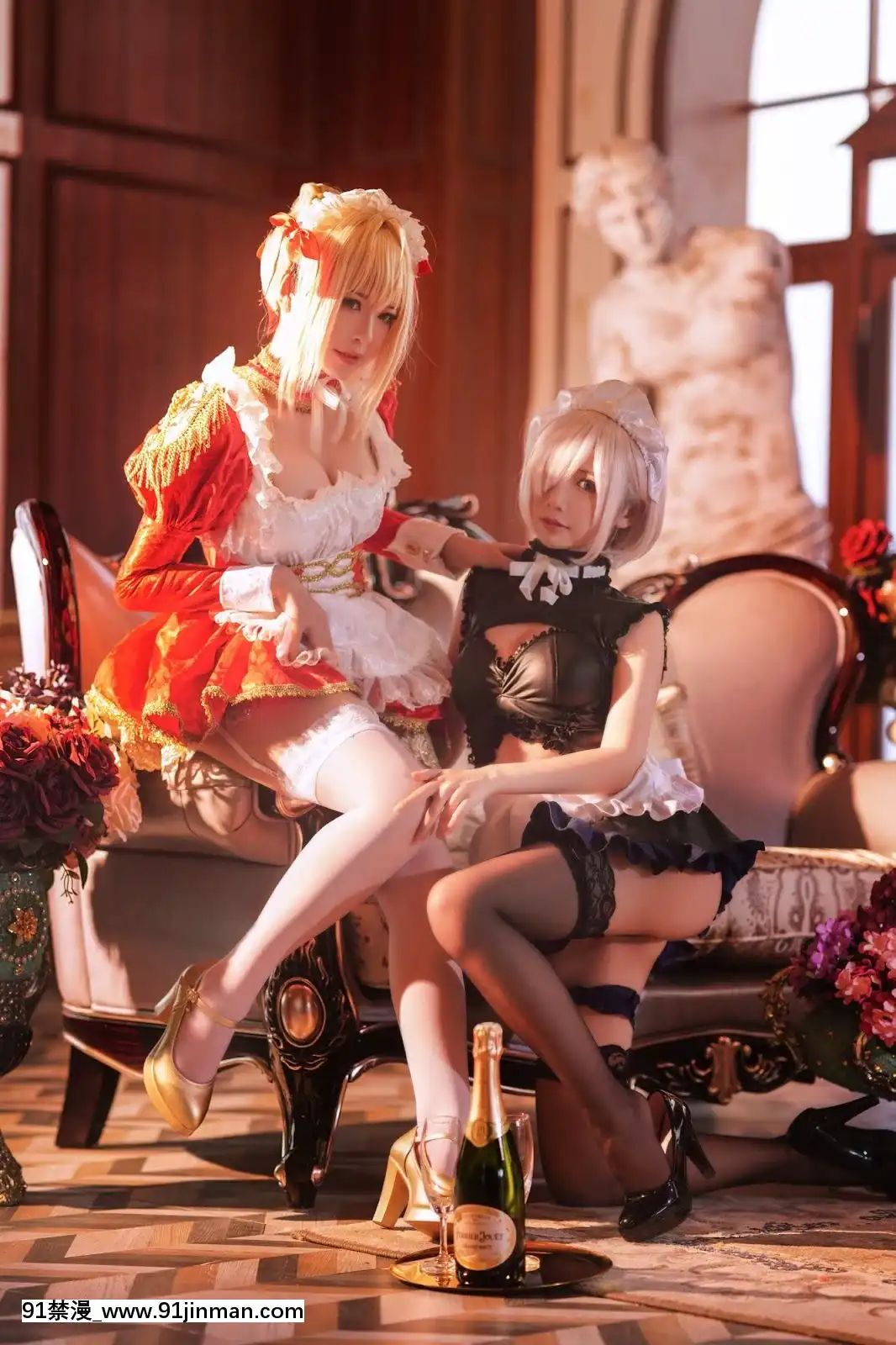 [半半子&麵餅仙兒]ClaudiusxKyrielightMaid[peut on encore bronzer a 18h]