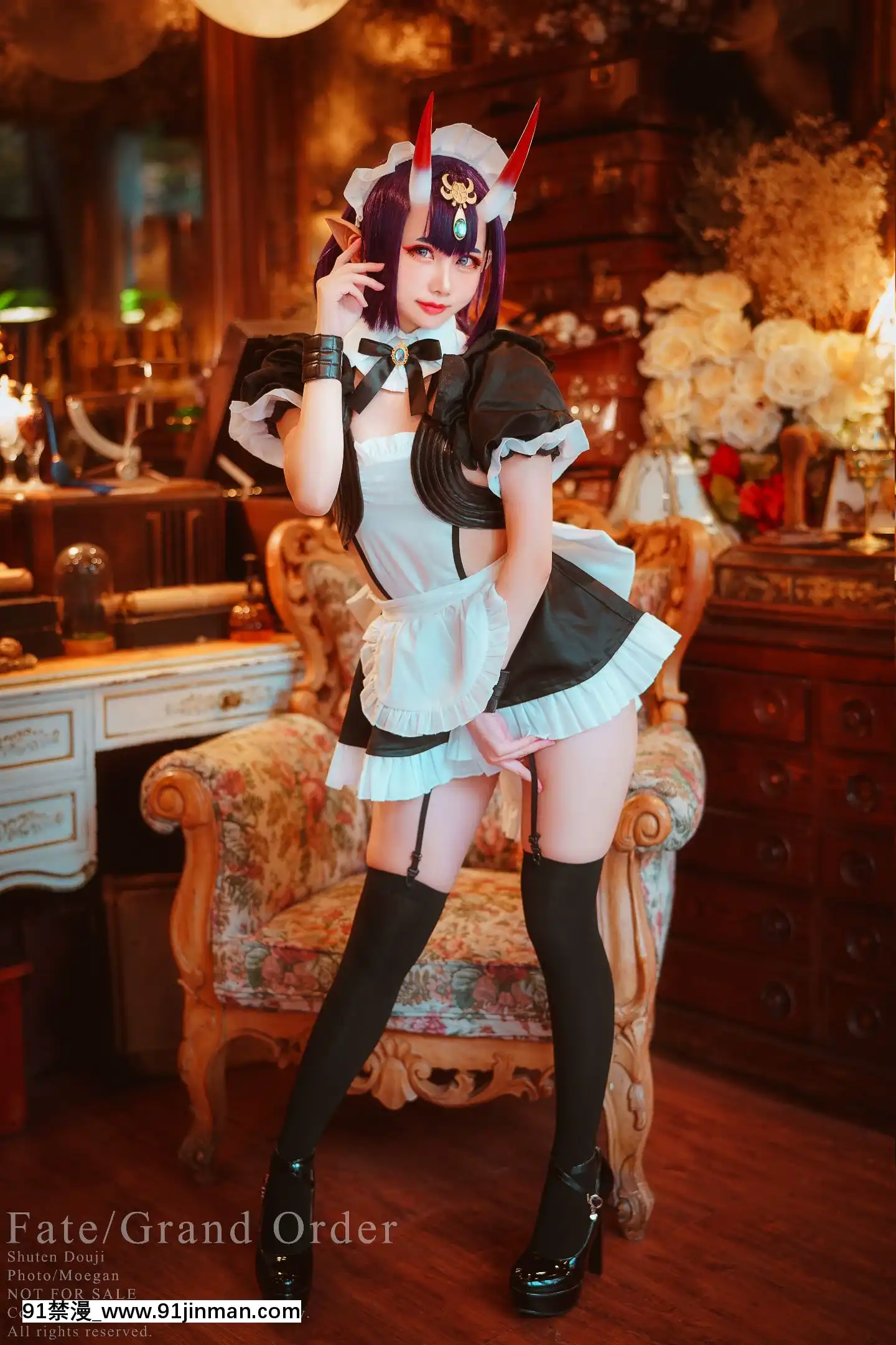 [玹子Ayako]酒吞童子YDMaidver.(FateGrandOrder)[h漫畫 韓]