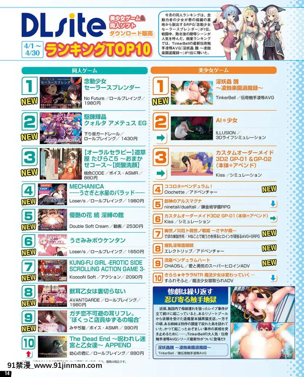 (成年コミック)[雑誌]TECHGIAN2020年7月號[DL版][h漫 少女]