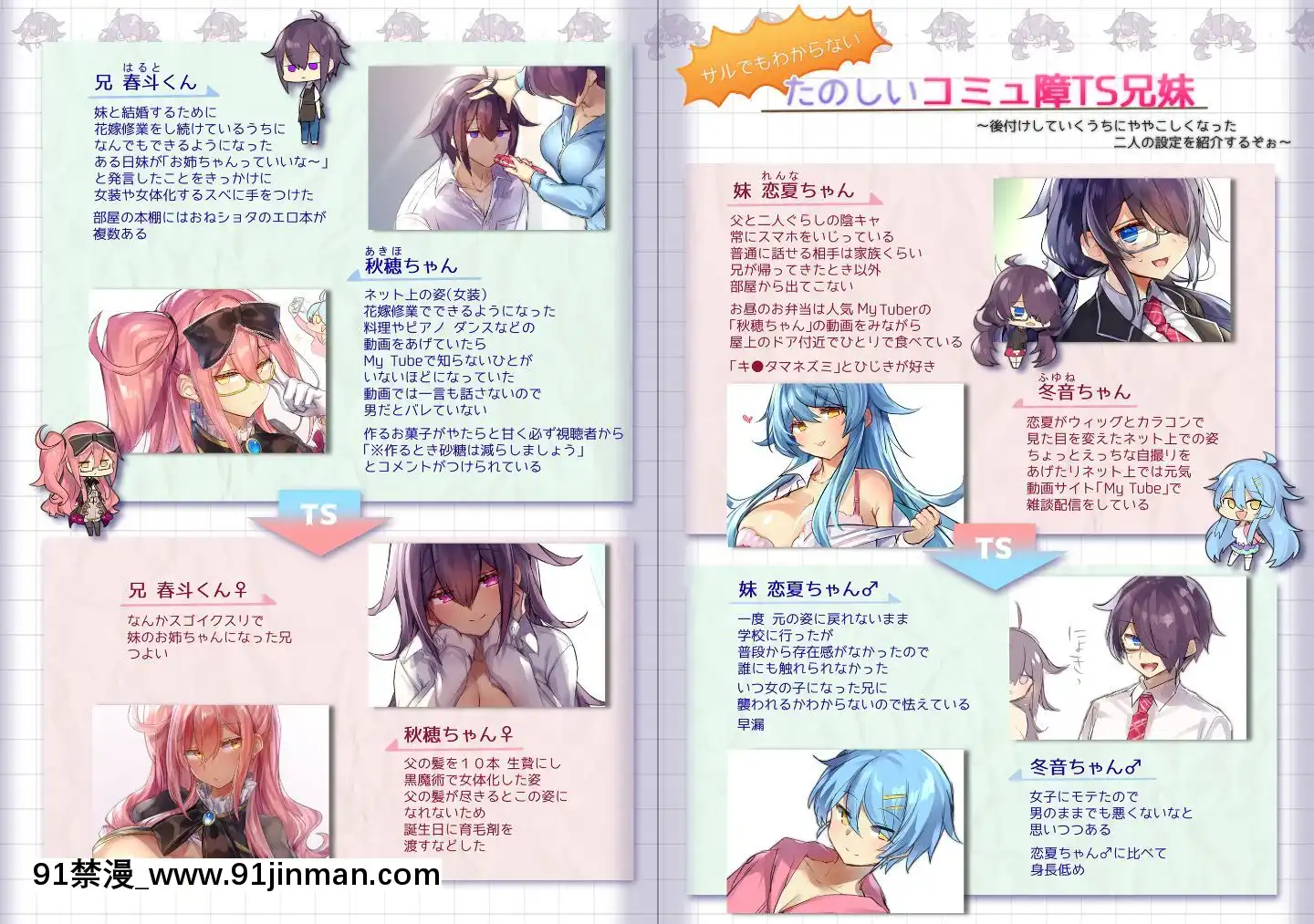 (C97)[わくわく養豚所。(ぽこてん)]性別が逆転して兄にパイズリされました。[18禁 アニメ]
