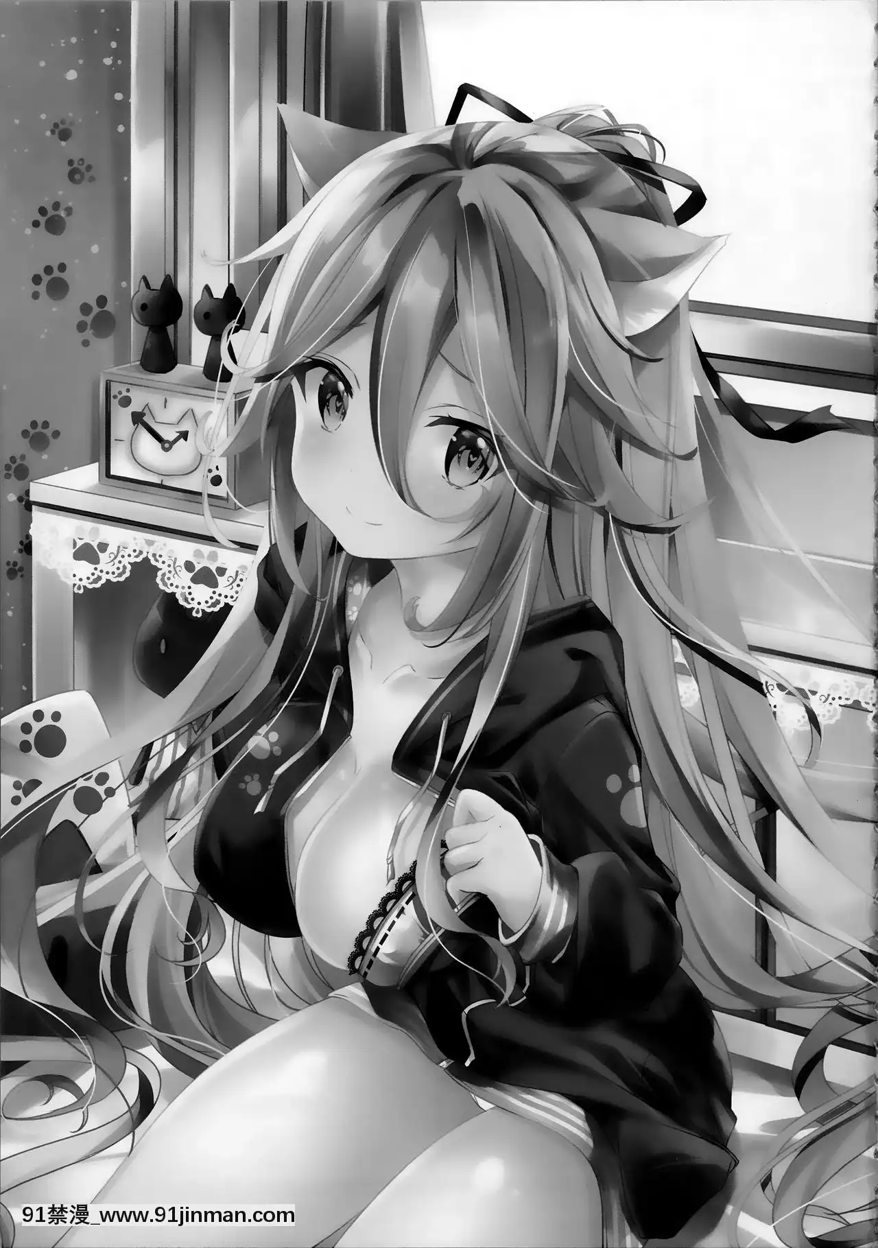 [無邪気漢化組](C97)[SANDAN(くるん)]山風にゃんこは我慢が出來ない(艦隊これくしょん-艦これ-)[h漫 後宮]