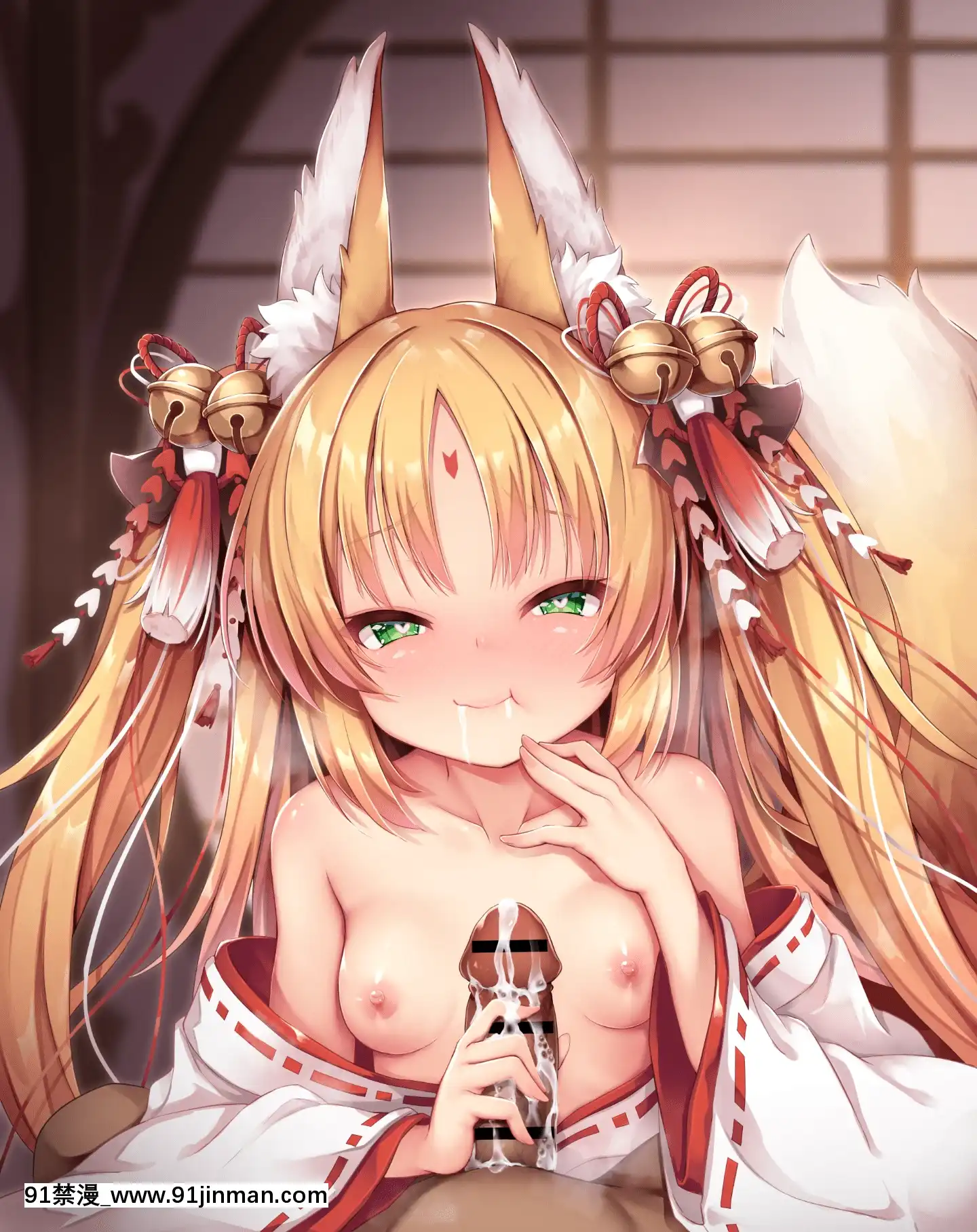 [空色れん]コウコ様がお口で霊力補給♡3[成人漫畫 弱點]