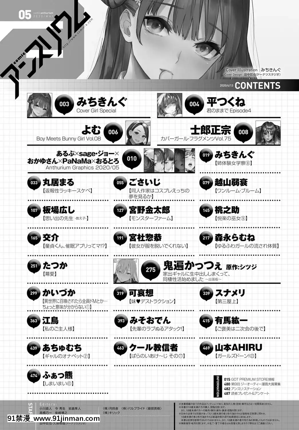 (成年コミック)[雑誌]COMICアンスリウム2020年5月號[DL版][steam 18禁]