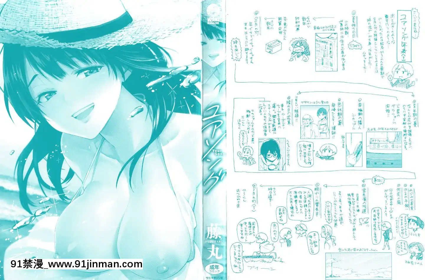 (成年コミック)[藤丸]ユアソング+8P小冊子[魅魔 h漫]