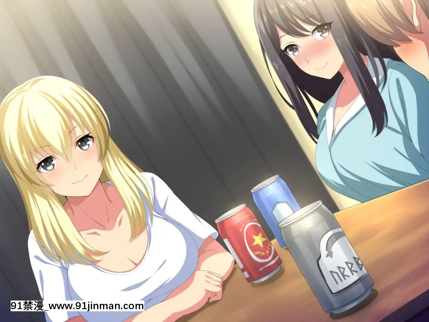 (同人CG集)[あまい惑星]へべれけふぁっく!～美人巨乳な先輩二人と宅飲みしてたら生ハメ種付けセックスができました!～[痴漢 h漫]