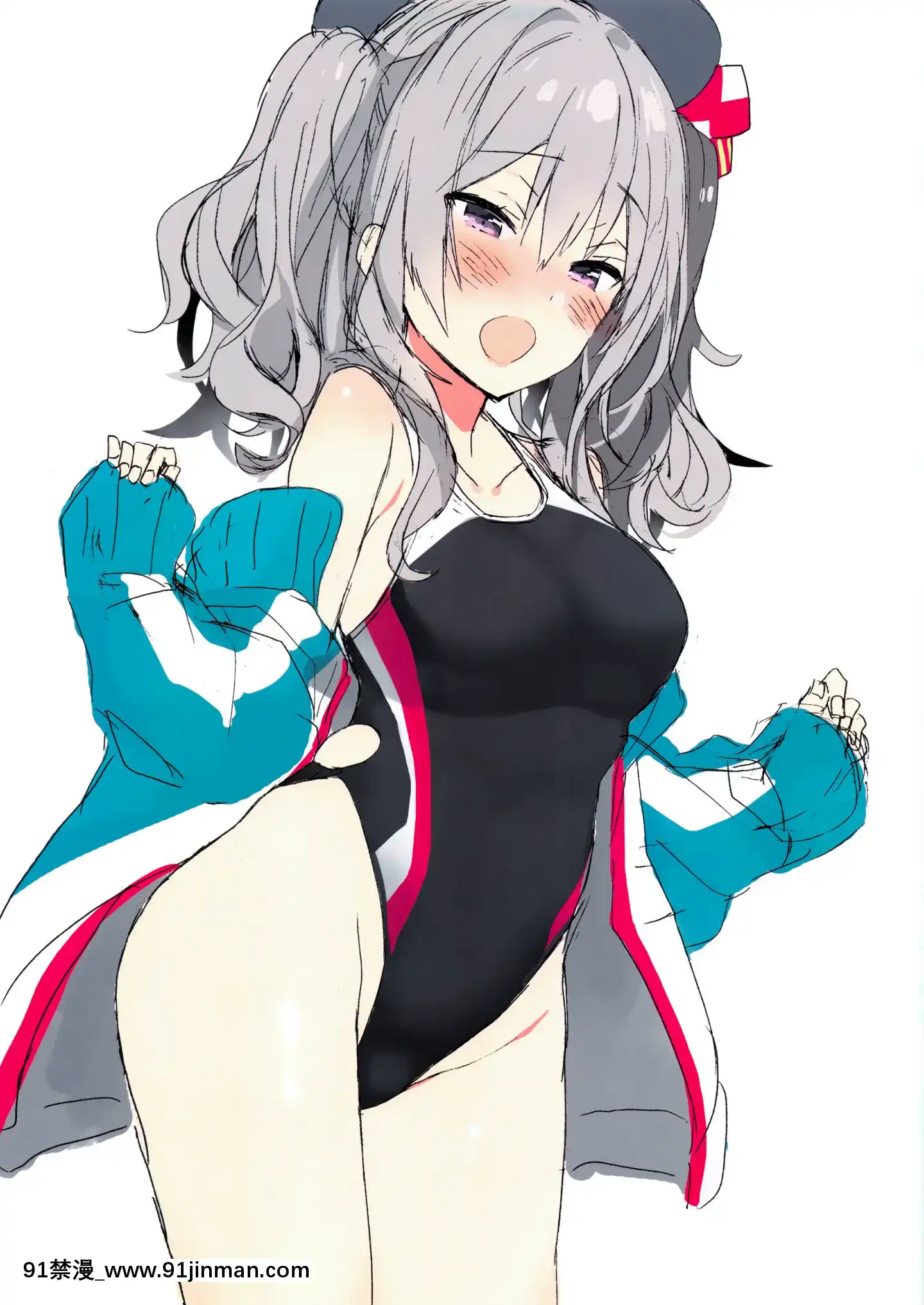 (こみトレ34)[ciaociao(あらきかなお)]競泳水着な鹿島ちゃんはとってもH(艦隊これくしょん-艦これ-)[中國翻訳][waiste size 18h]