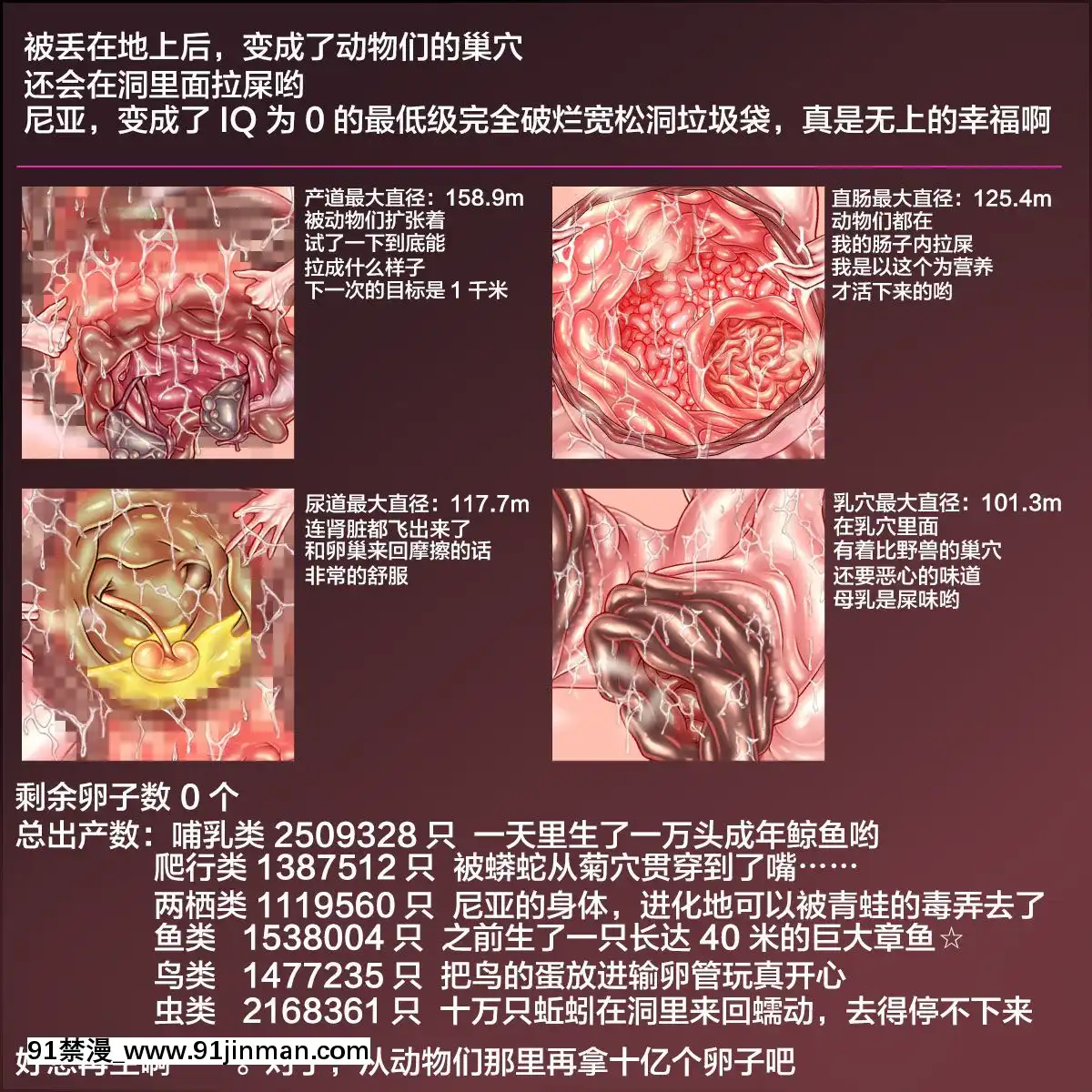 [サークルひとり]ニィアの方舟～卵子20萬個をすべて使い切るまで連続大量出産～[不咕鳥漢化組][科南 h漫]