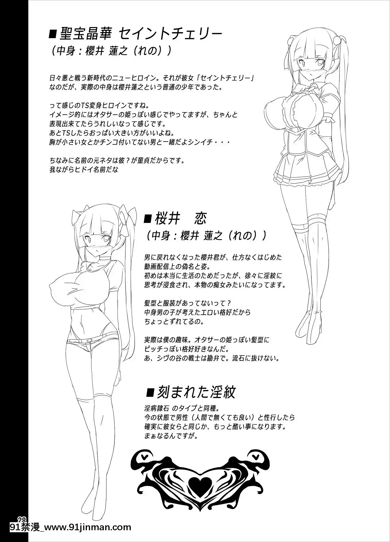 (C97)[とりのおいしいところ(鳥三)]TS魔法少女がオナニーする本～自慰映像配信編～[拳皇 h漫]