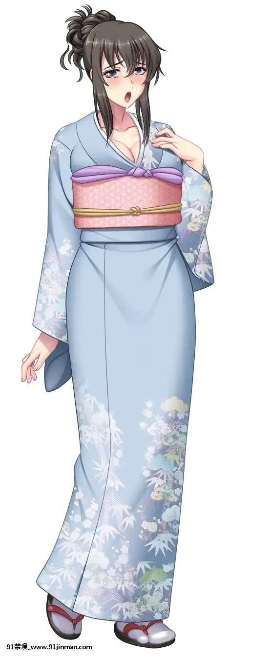[GOKU-RAKU]ゆのまち人妻紀行～温泉で濡れ濡れです！～[3p h漫]