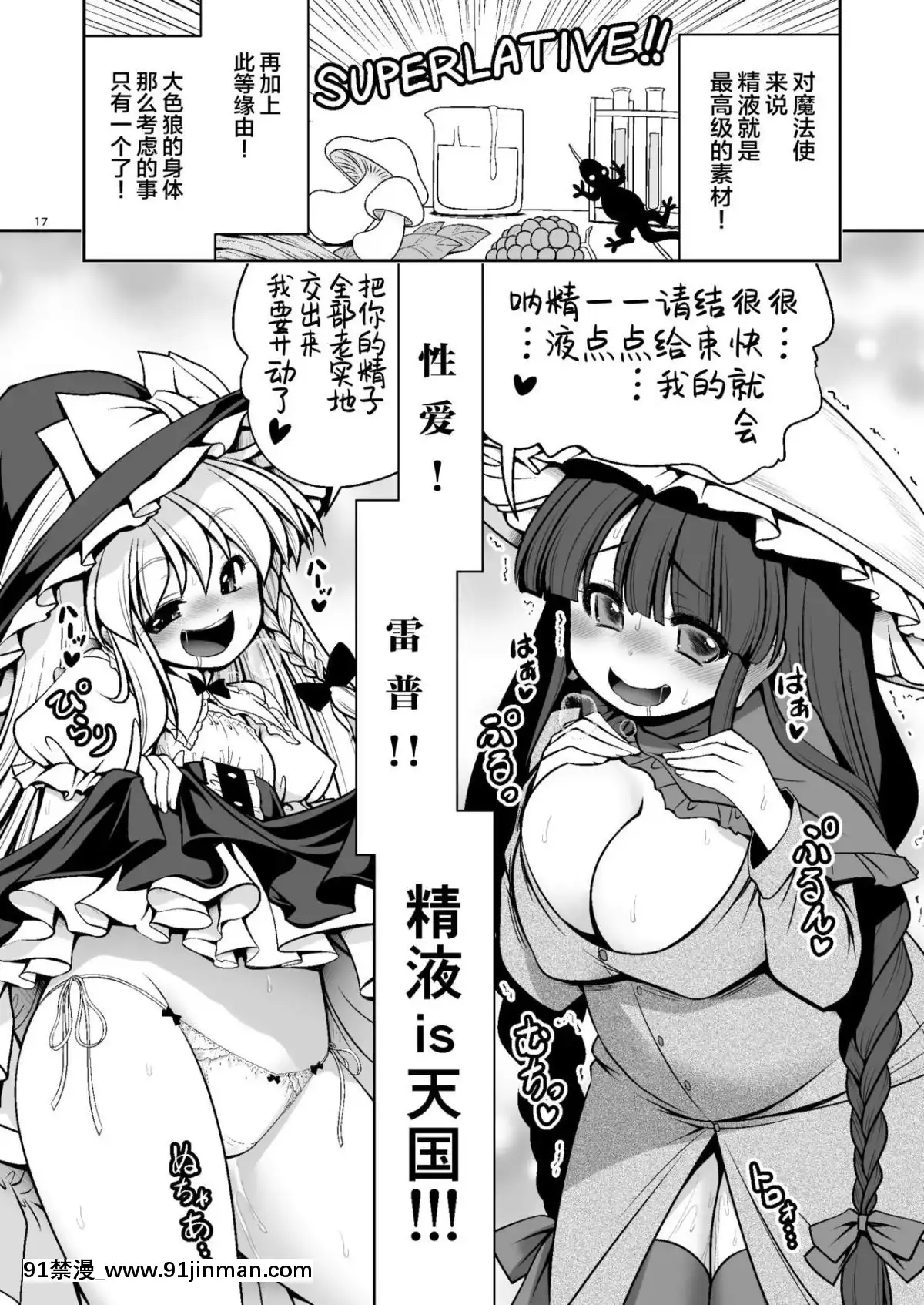 [Lolipoi漢化組][世捨人な漫畫描き(ともきとものり)]濡れる魔法の森(東方Project)[acoustic elegance 18h+]