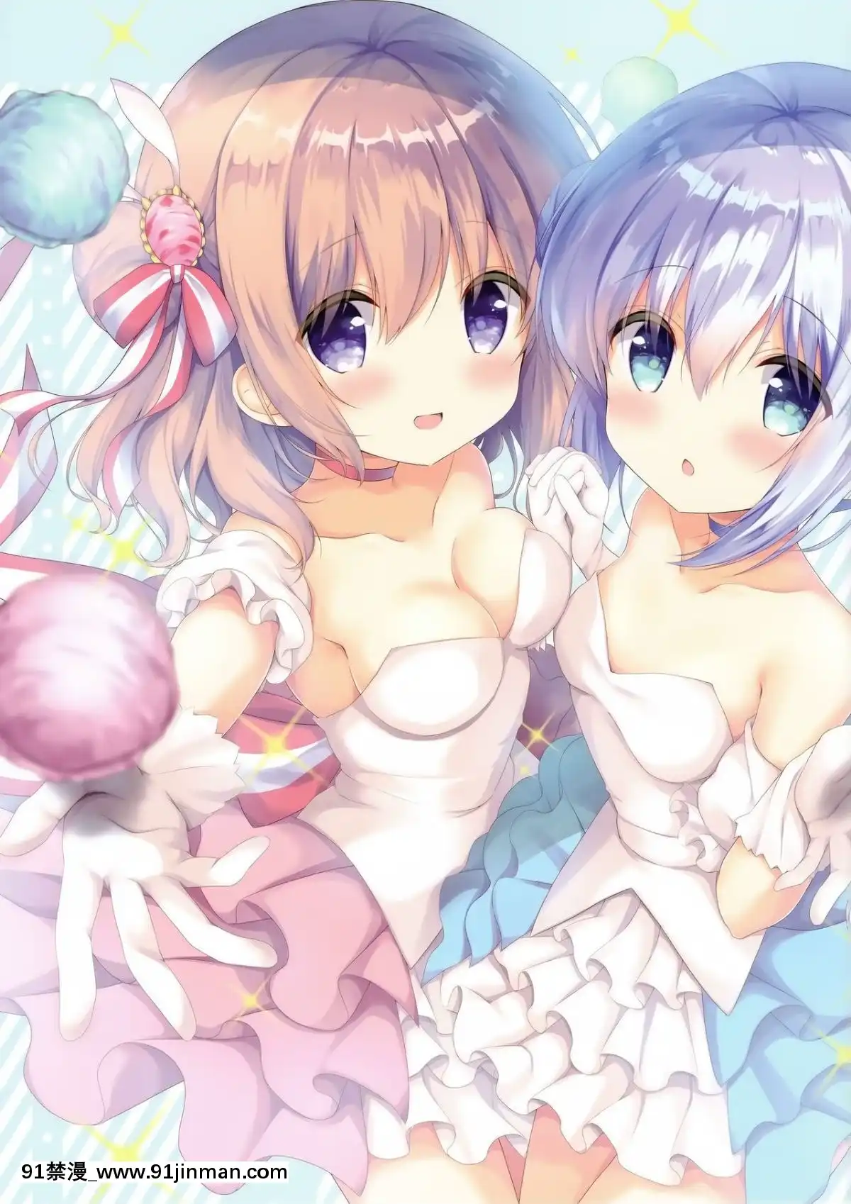 [紳士倉庫漢化](C94)[あめうさぎ(飴玉コン)]CONFITUERameusagiillustcollection3(ご注文はうさぎですか_)[一拳超人 h漫]