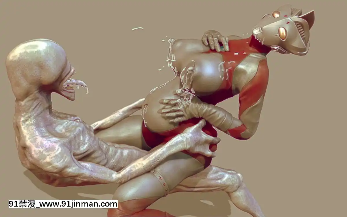 [Heroineism]-舐めとレイプされている、最後に受胎するウルトラクィーン!!(uncensored)[18h c]