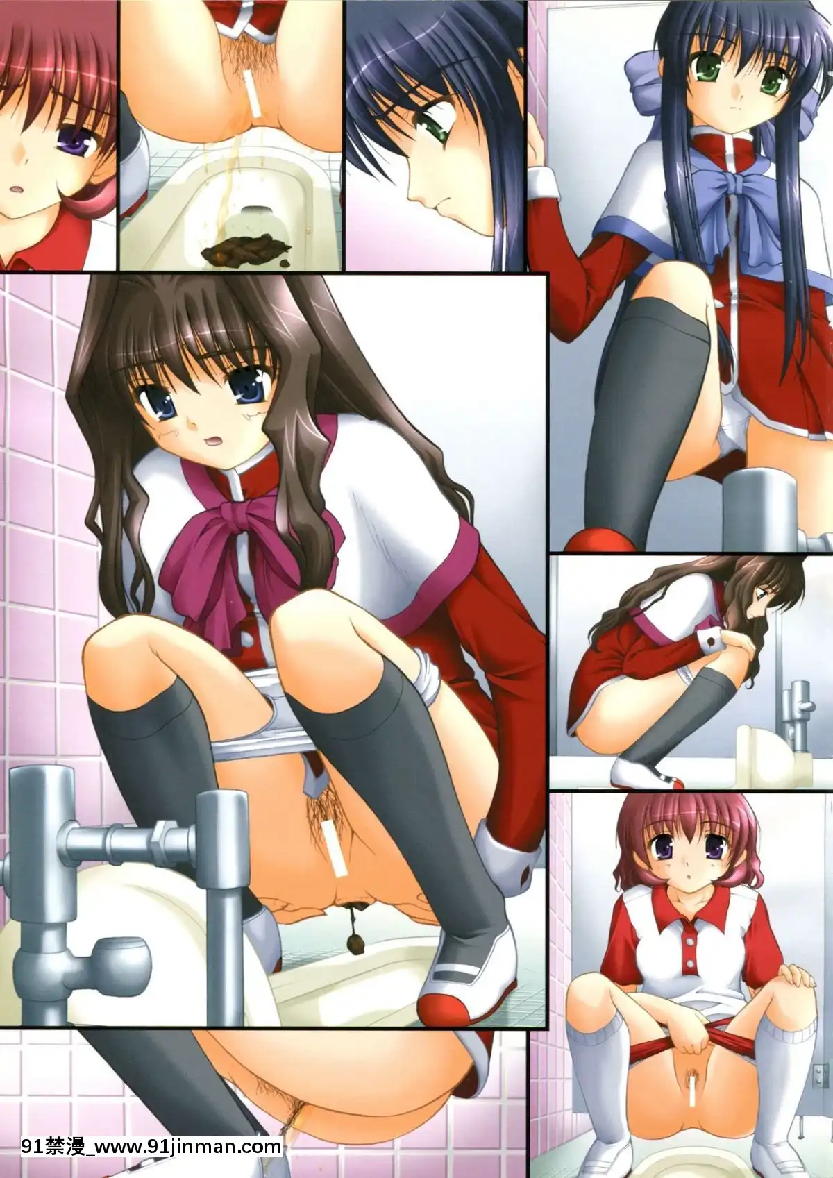[臭鼬娘漢化組]-(C80)-[Juicy-Fruits-(さとみひでふみ)]-某有名○校女子トイレ盜撮-2次元美少女編-Vol.1,2-Complete-Edition-(Kanon-カノン)[11w x 21d x 18h in]