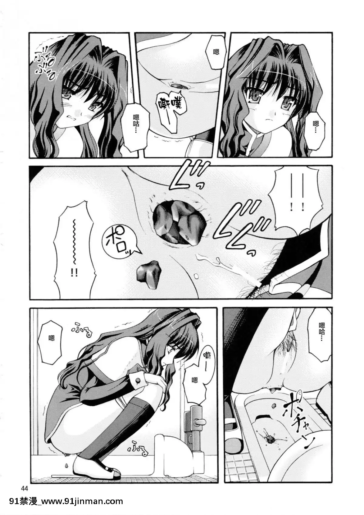 [臭鼬娘漢化組]-(C80)-[Juicy-Fruits-(さとみひでふみ)]-某有名○校女子トイレ盜撮-2次元美少女編-Vol.1,2-Complete-Edition-(Kanon-カノン)[11w x 21d x 18h in]