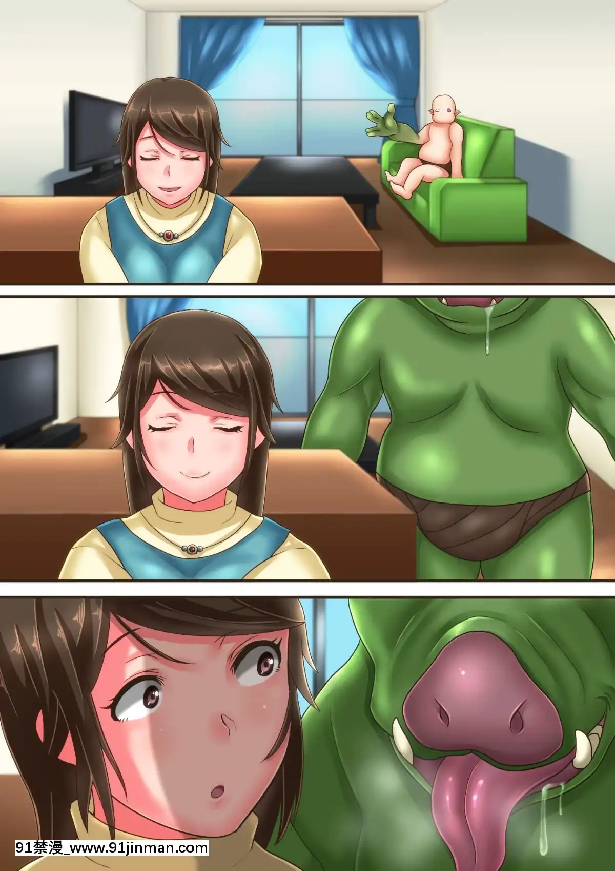 (同人CG集)-[イジイセ]-僕の新妻が出會ってしまったのは・・品性下劣な催眠オークでした[18h mm-cg chun li]